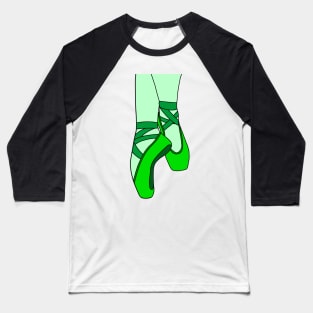 Green pointe shoes Baseball T-Shirt